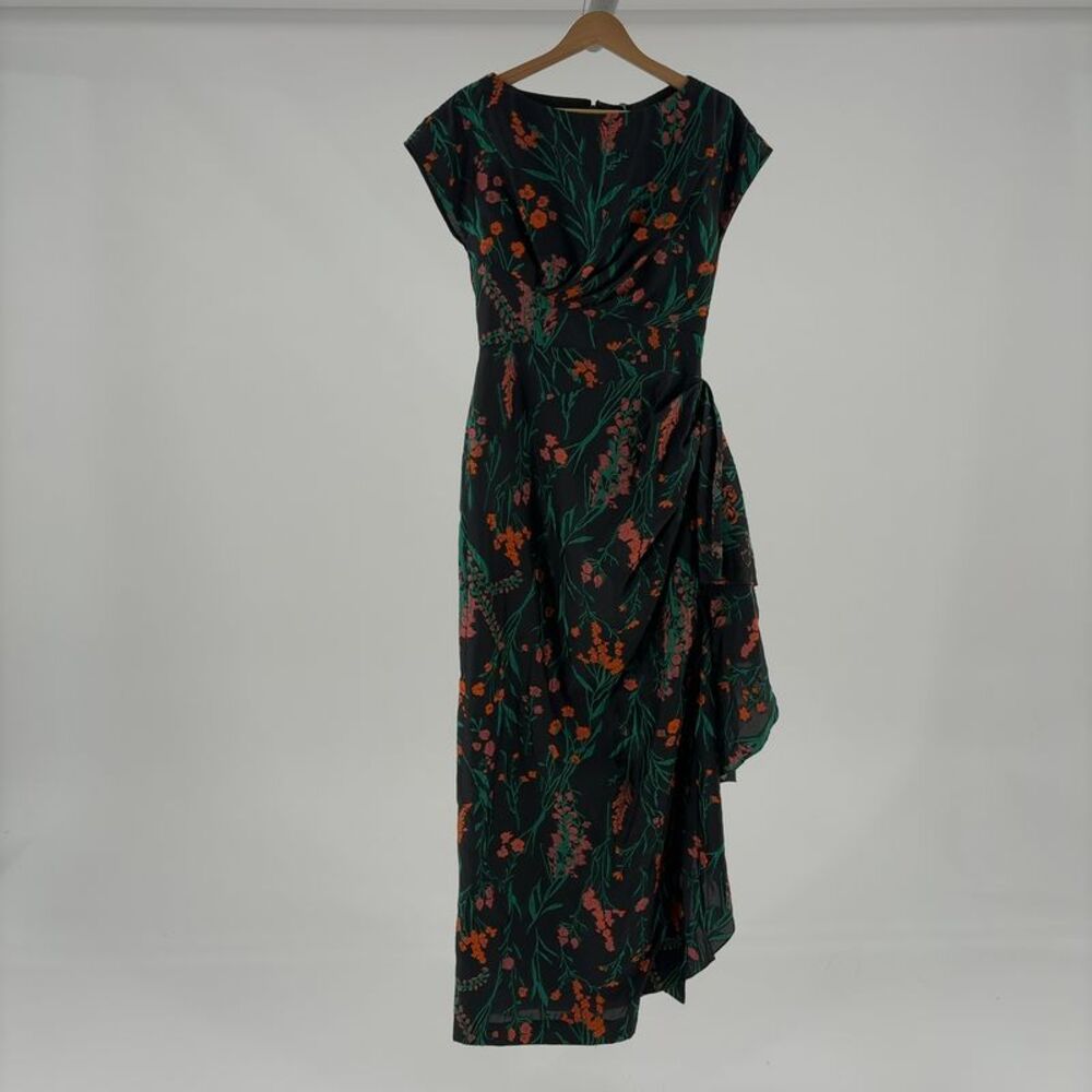 Lela Rose Florence Silk-Blend Gown